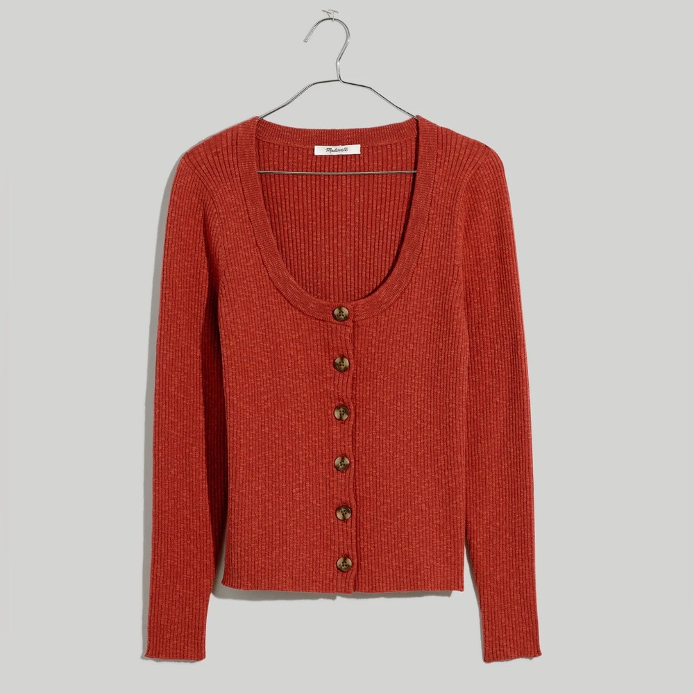 NWT Madewell Scoopneck Cardigan Sweater